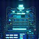 Icon representing network maintenance and support