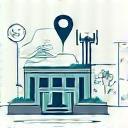 Icon representing site acquisition and permitting